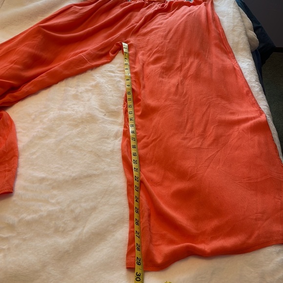Missguided 2-piece outfit, sz 12 summer tangerine orange. Looks great with a tan - Picture 8 of 11
